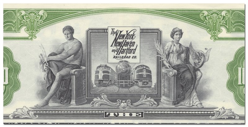 New York, New Haven and Hartford Railroad Company Specimen Bond Certificate