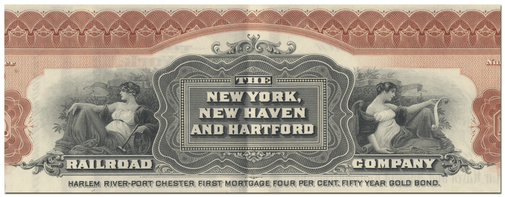 New York, New Haven and Hartford Railroad Company Bond Certificate