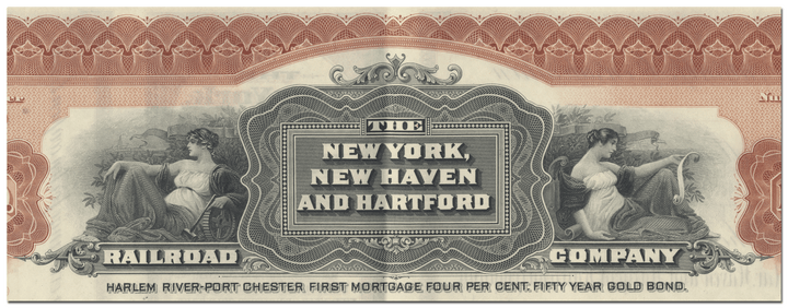 New York, New Haven and Hartford Railroad Company Bond Certificate