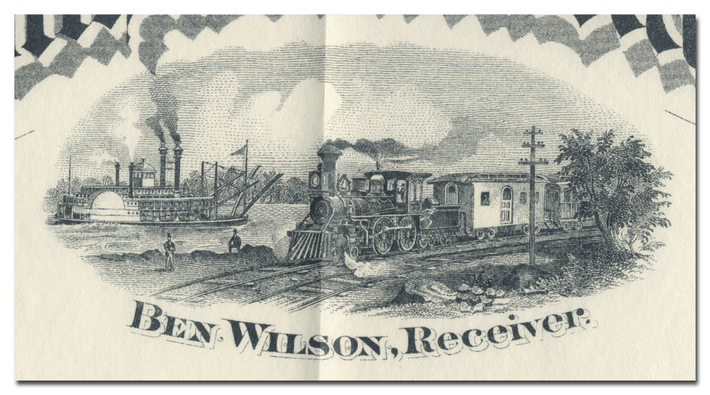 Mobile and Northwestern Railroad Company Bond Certificate