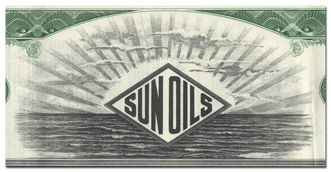 Sun Oil Company Stock Certificate