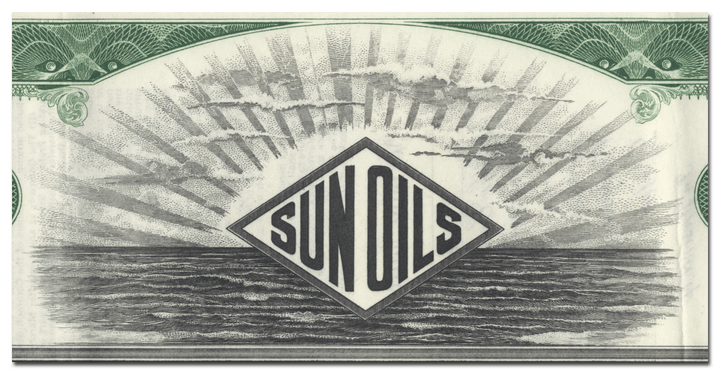 Sun Oil Company Stock Certificate