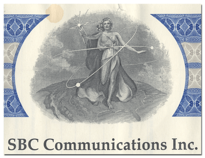 SBC Communications, Inc. Stock Certificate