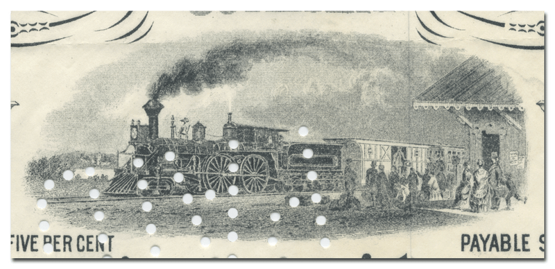 Flint and Pere Marquette Railroad Company Bond Certificate