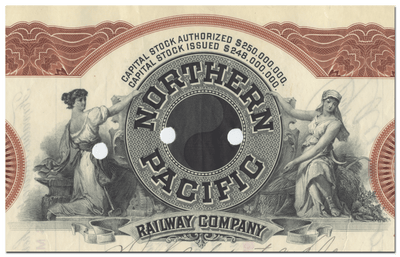 Northern Pacific Railway Company Stock Certificate