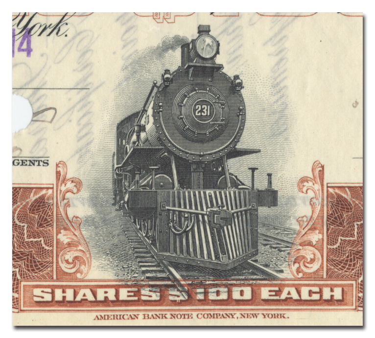 Northern Pacific Railway Company Stock Certificate