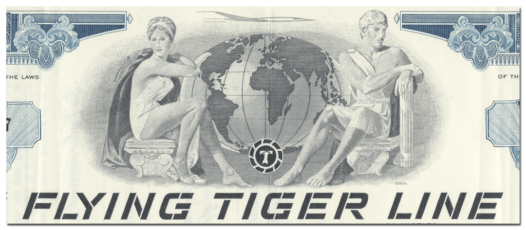 Flying Tiger Line Inc. Stock Certificate