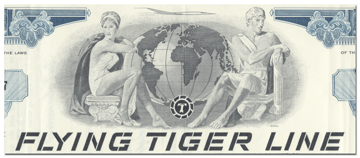 Flying Tiger Line Inc. Stock Certificate