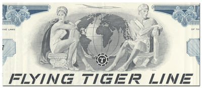 Flying Tiger Line Inc. Stock Certificate