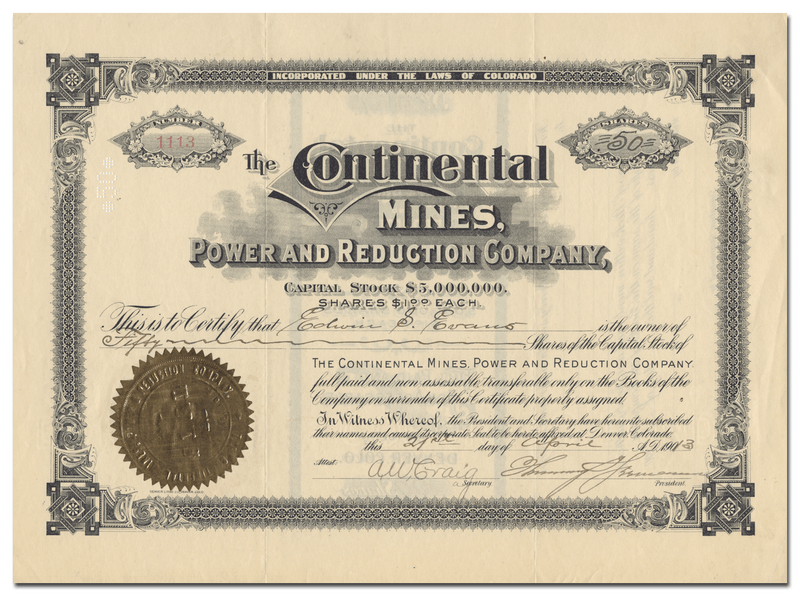 Continental Mines, Power and Reduction Company