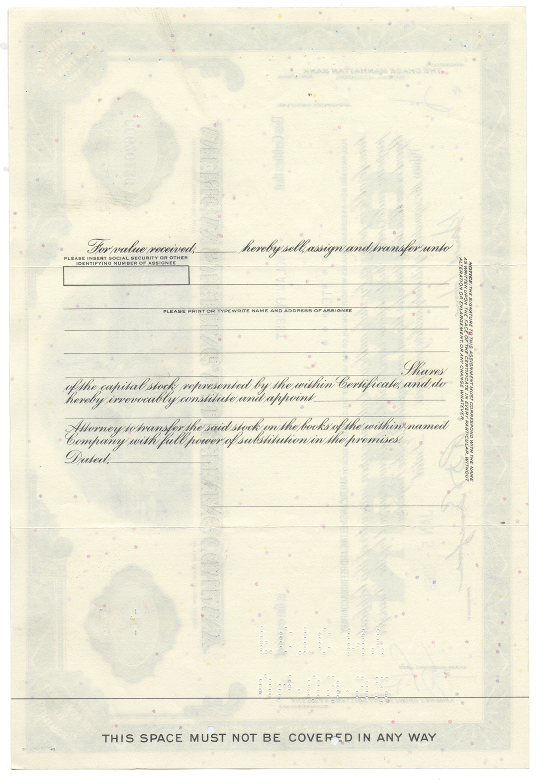 American Smelting and Refining Company Stock Certificate