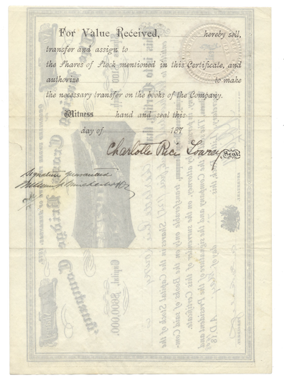 Baring Cross Bridge Company Stock Certificate