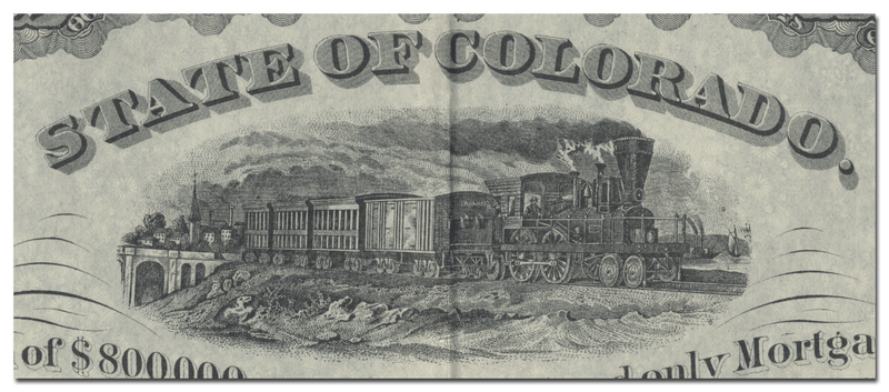 Fair Play-Mount Sheridan and Leadville Railway Company Bond Certificate