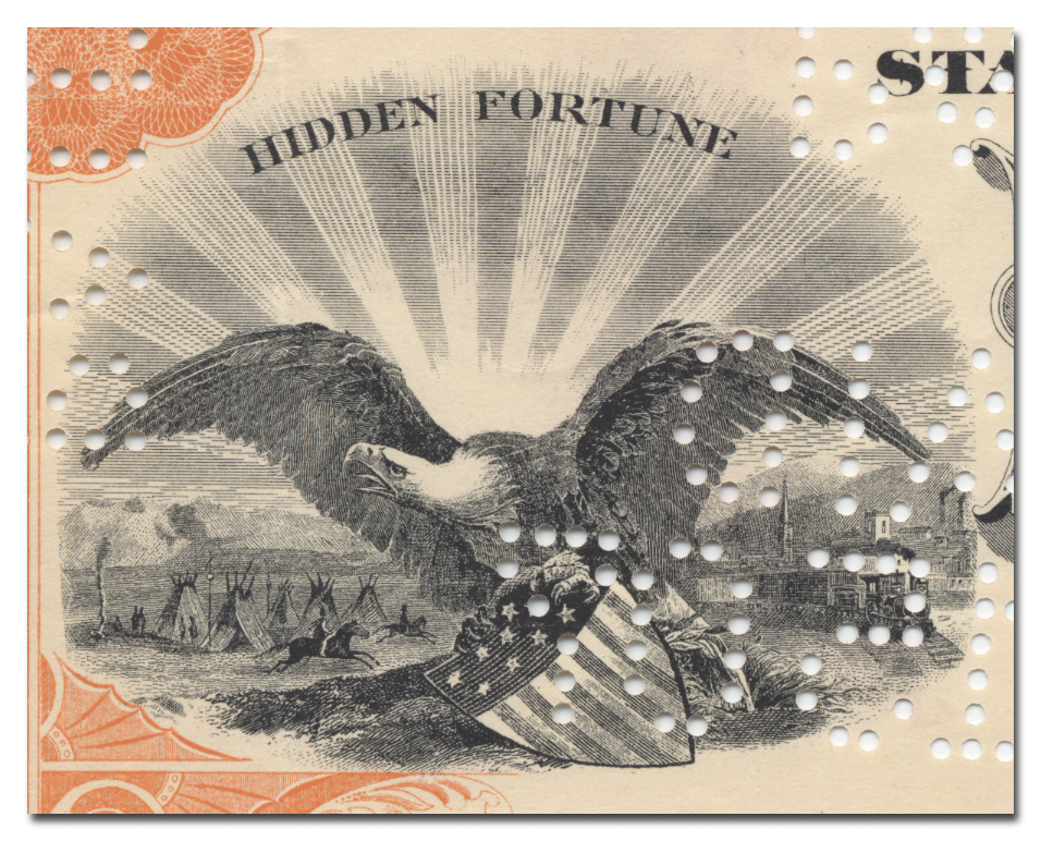 Hidden Fortune Gold Mining Company Bond Certificate