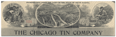 Chicago Tin Company Stock Certificate