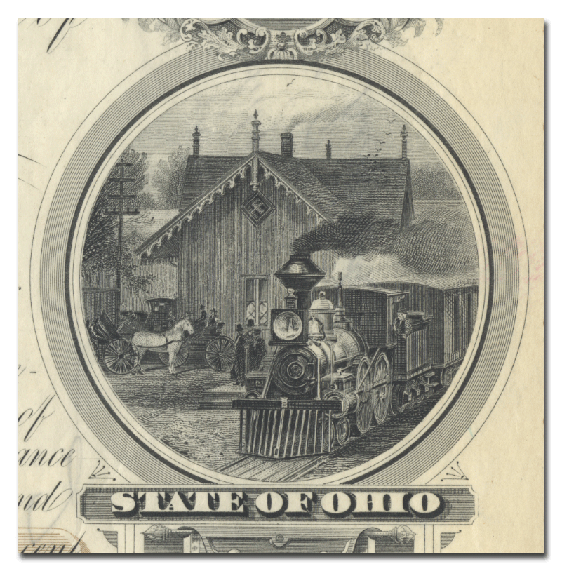 Baltimore and Ohio Southwestern Railway Company Stock Certificate