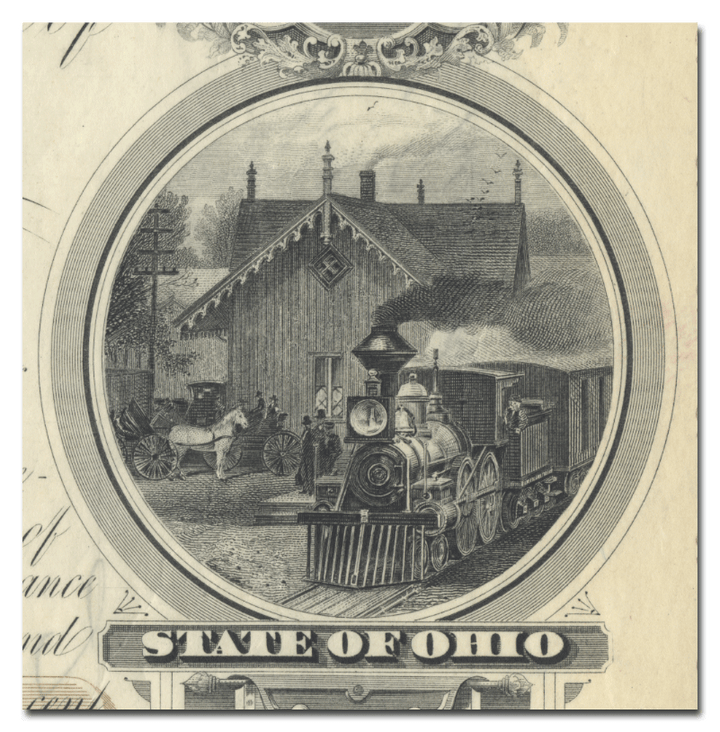 Baltimore and Ohio Southwestern Railway Company Stock Certificate