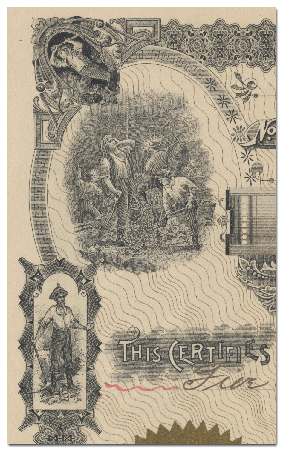 Gold Park Consolidated Mines Stock Certificate