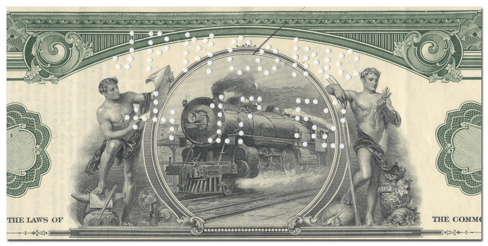 Atlantic Coast Line Railroad Company Stock Certificate