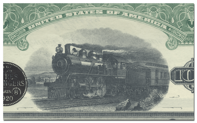 Missouri, Oklahoma and Gulf Railway Company Bond Certificate