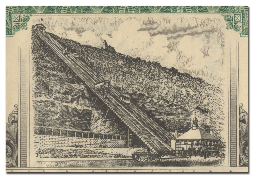 Monongahela Inclined Plane Co. Stock Certificate