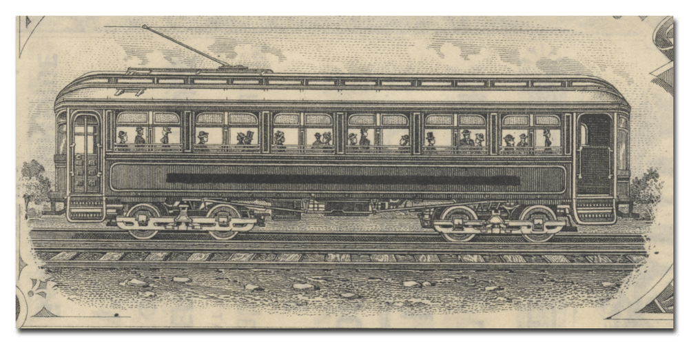 Toledo, Fayette and Western Railway Company Bond Certificate