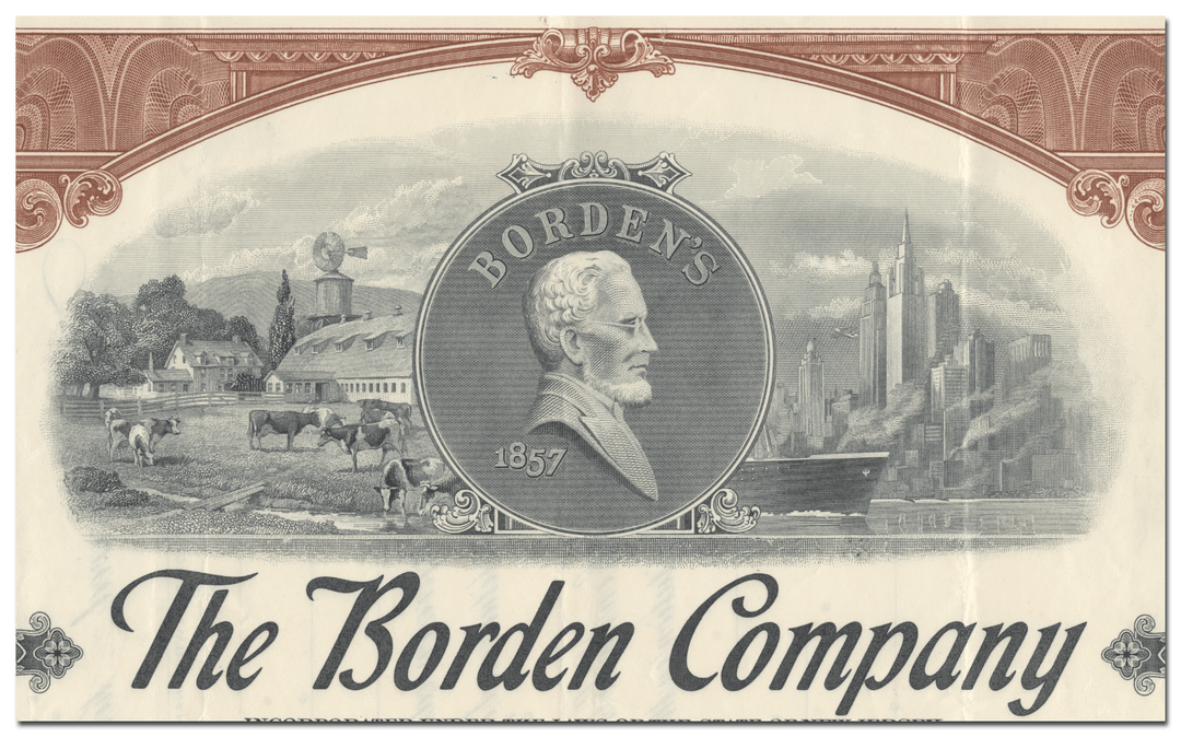 Borden Company Stock Certificate