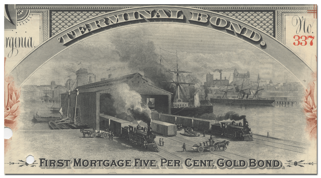 Norfolk Terminal and Transportation Company Bond Certificate