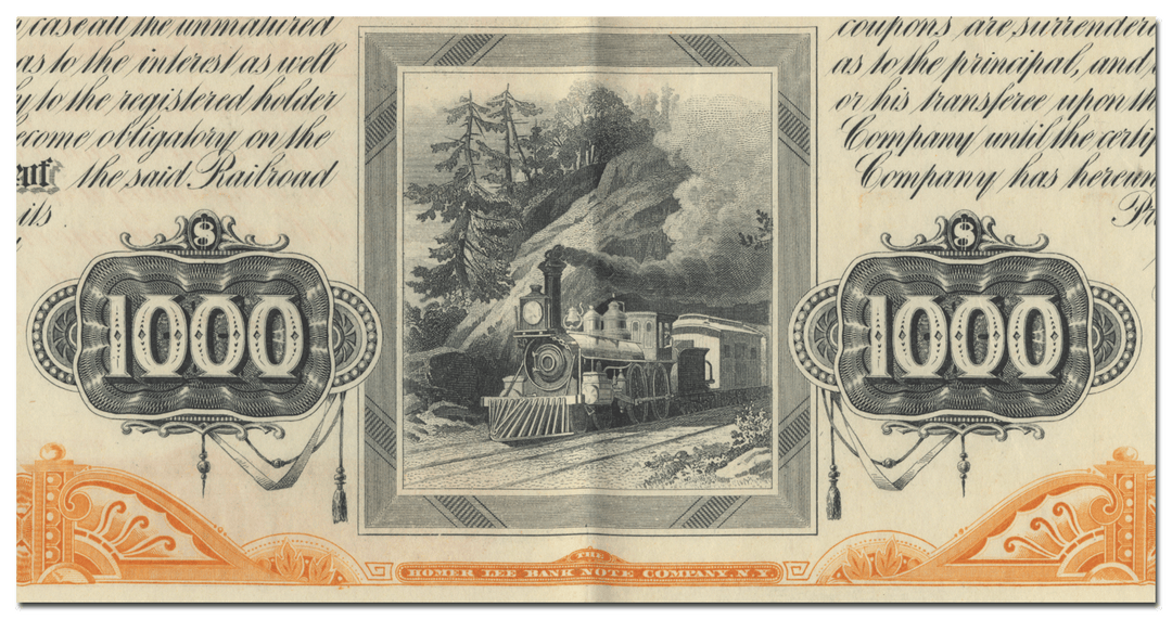 Rio Grande Southern Railroad Company Bond Certificate