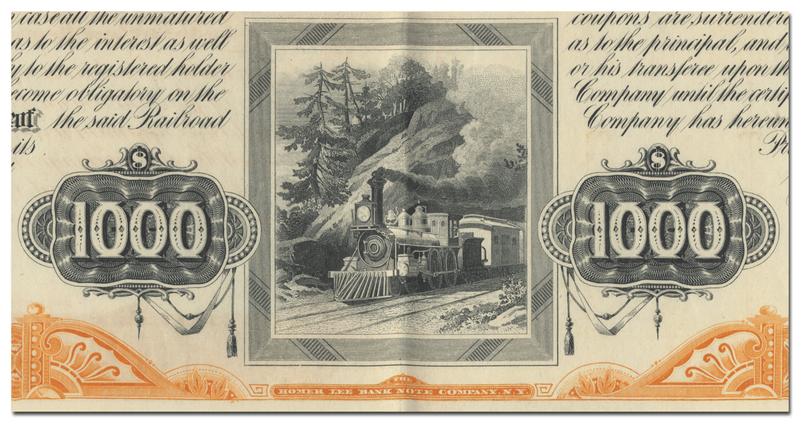 Rio Grande Southern Railroad Company Bond Certificate