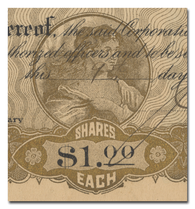Thunder Mountain and Big Creek Consolidated Mining and Transportation Company Stock Certificate
