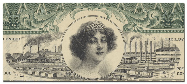 Princess Iron Corporation Stock Certificate