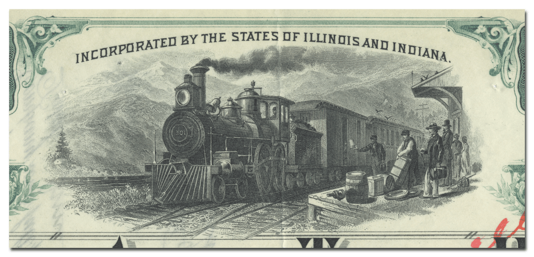 St. Louis, Alton and Terre Haute Railroad Company Stock Certificate