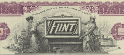 Flint Motor Company Stock Certificate