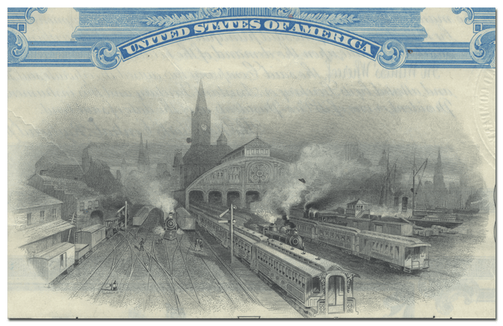 Boston and Albany Railroad Company Bond Certificate