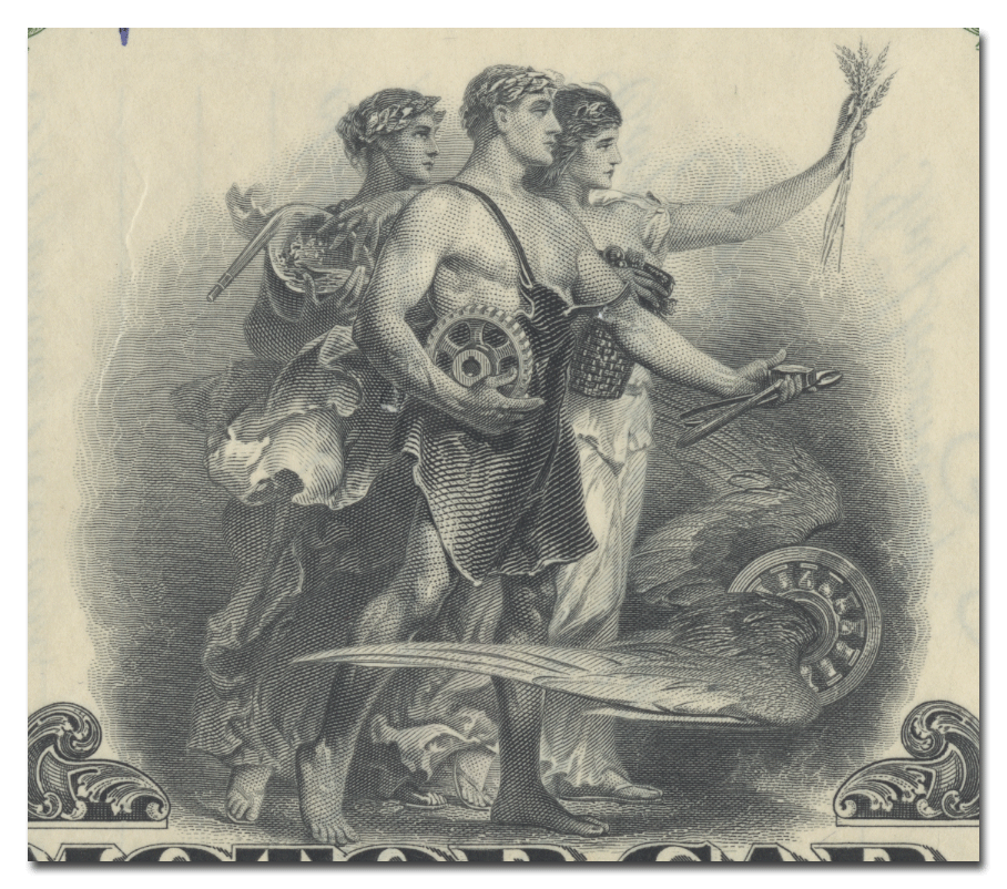 Marmon Motor Car Company Stock Certificate Ghosts of Wall Street