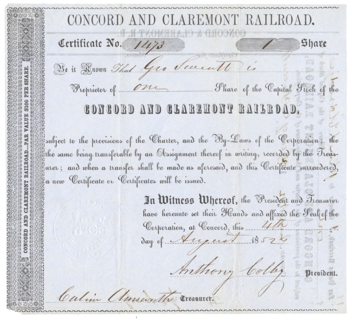 Concord and Claremont Railroad