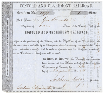 Concord and Claremont Railroad