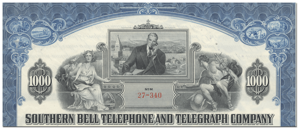 Southern Bell Telephone and Telegraph Company Bond Certificate