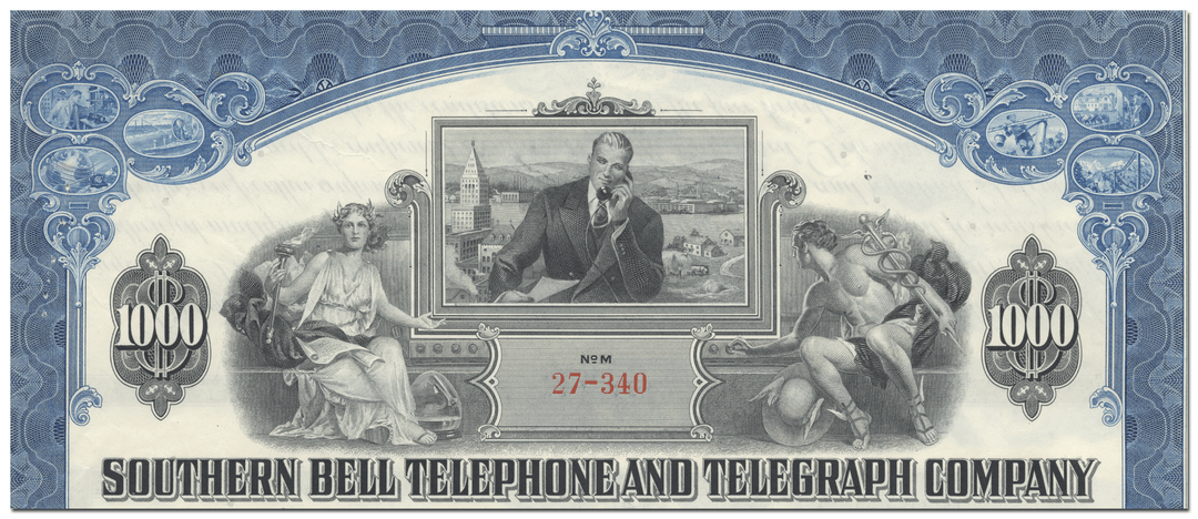 Southern Bell Telephone and Telegraph Company Bond Certificate