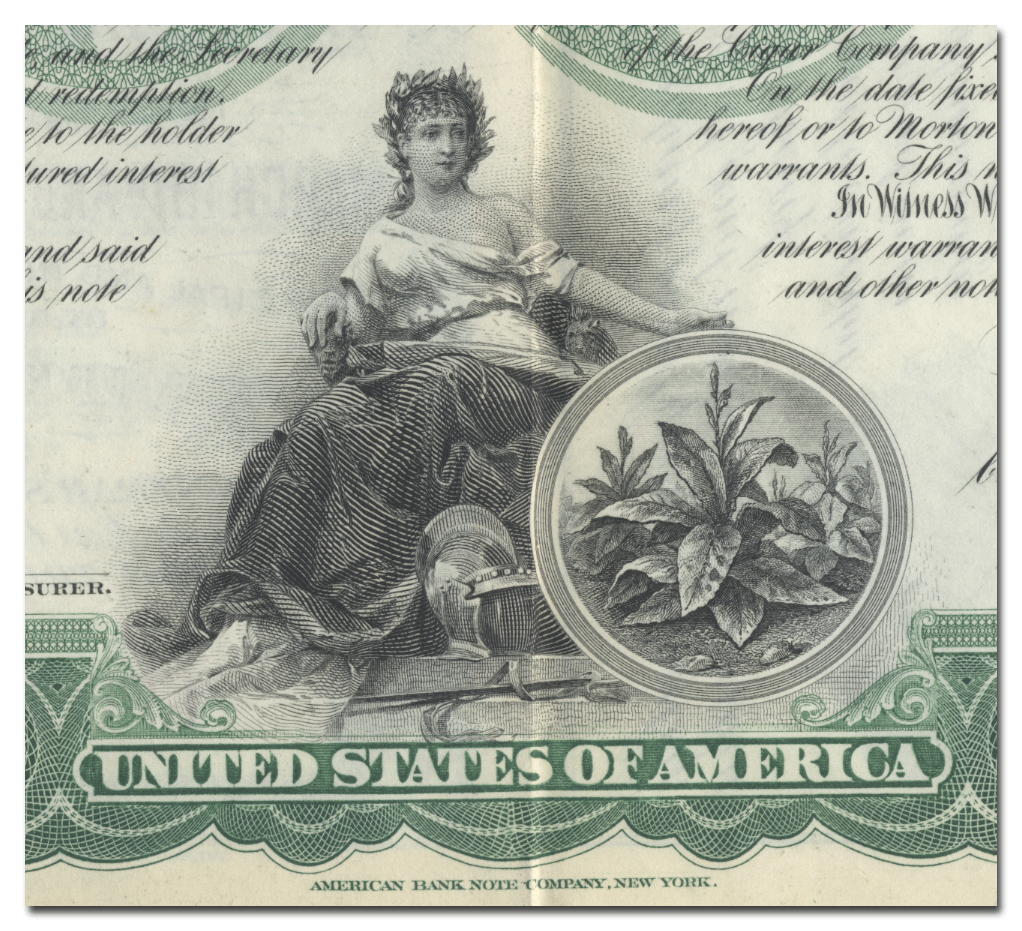 American Cigar Company Specimen Bond Certificate