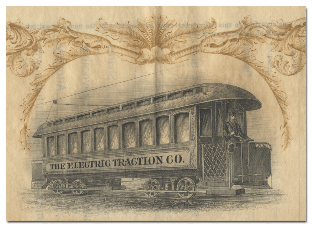 Electric Traction Company of Philadelphia Stock Certificate