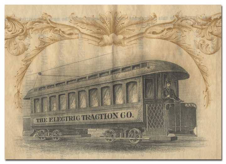 Electric Traction Company of Philadelphia Stock Certificate