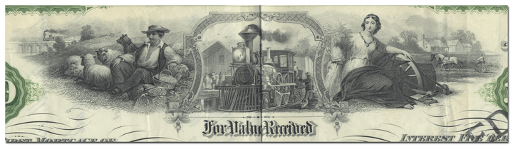 Michigan Central Rail Road Company Bond Certificate