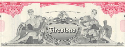 Firestone Tire & Rubber Company Stock Certificate