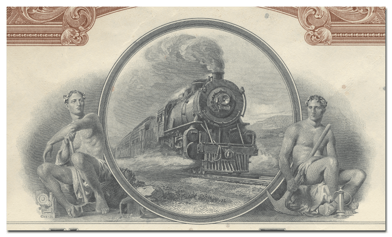 Virginia Railway Company Bond Certificate
