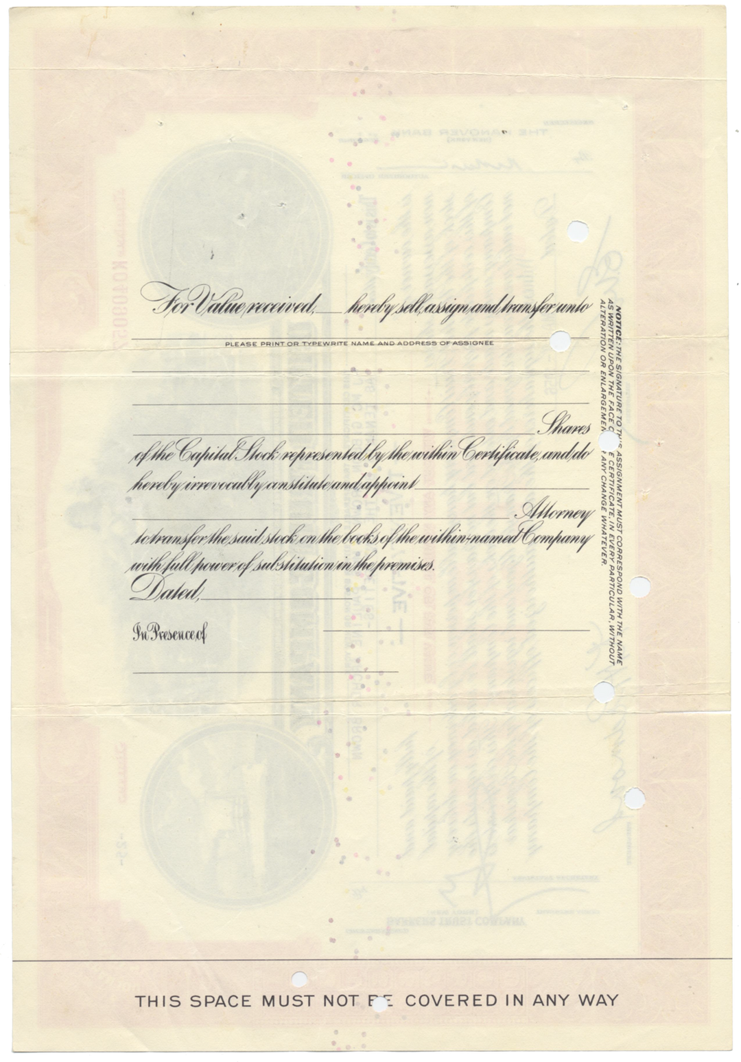 United Fruit Company Stock Certificate