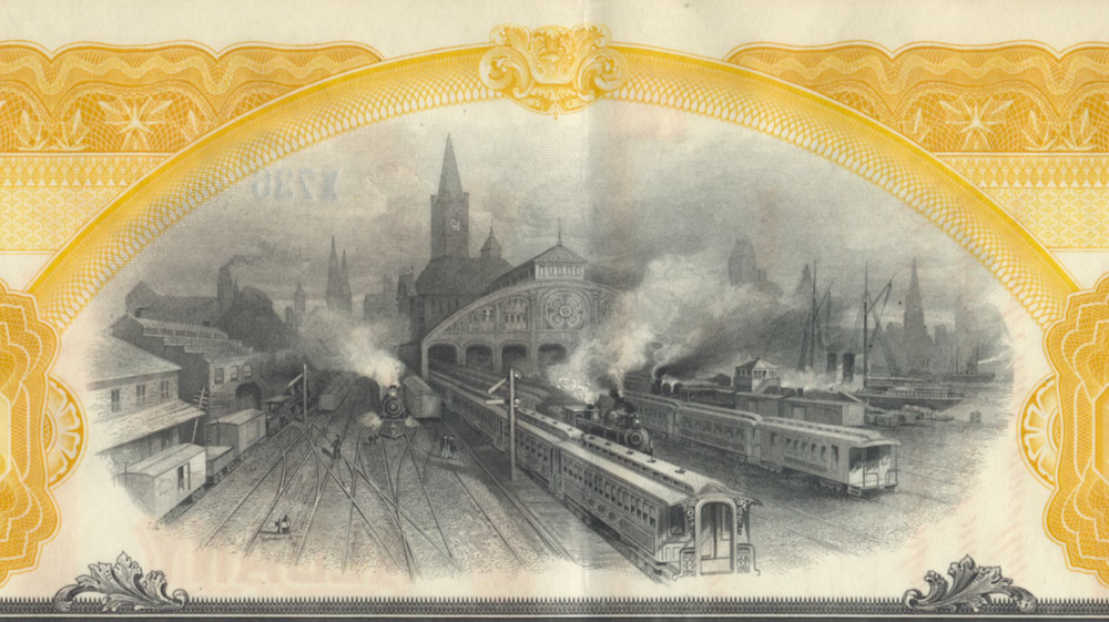 Boston and Albany Railroad Company Bond Certificate