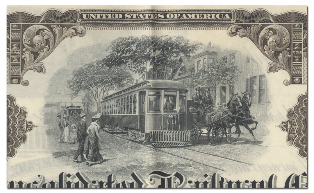 Consolidated Railway Company Bond Certificate