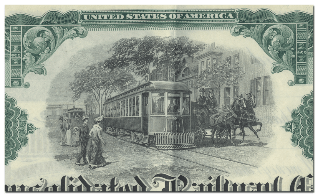 Consolidated Railway Company Bond Certificate